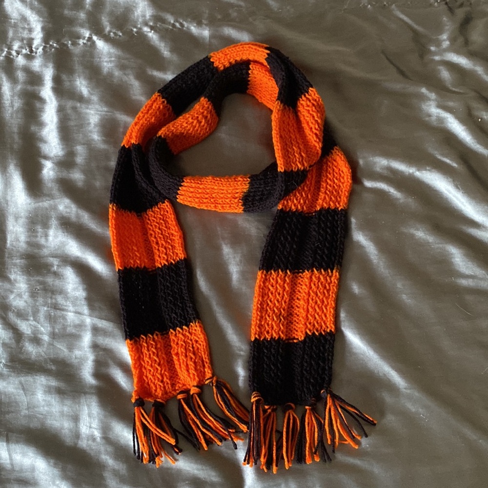 Handmade Retro 70’s Colorblock Scarf